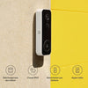 Yale Campanello Smart Bianco, Visualizzazione Live Full HD, Audio bidirezionale