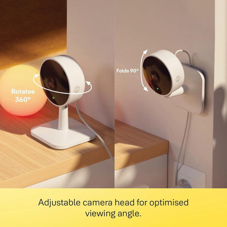 Yale Telecamera Smart da interni SV-IC-1A-W-EU Bianca Visualizzazione Full HD