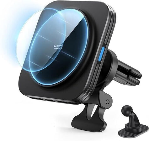 Caricabatterie Da Auto Magsafe Caricatore Wireless Magnetico Da 15W