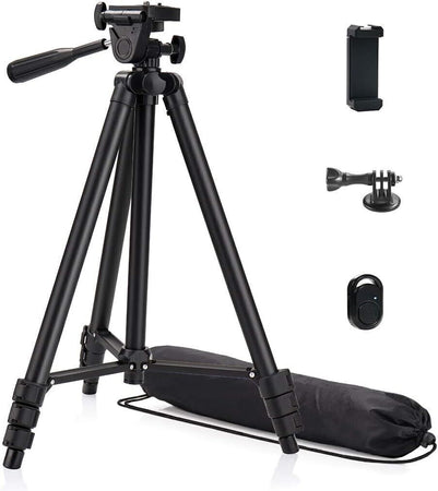 Treppiede 125cm per Cellulare Fotocamera con Supporto Smartphone Bluetooth