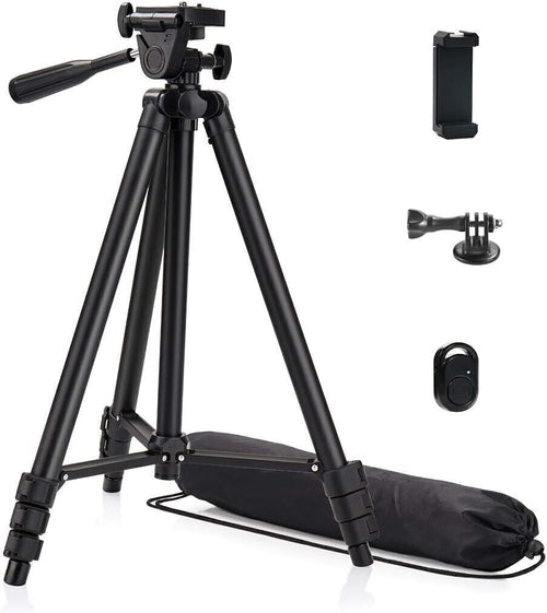 Treppiede 125cm per Cellulare Fotocamera con Supporto Smartphone Bluetooth