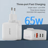 memumi 65W Caricatore USB C & USB A, 3 Porte Alimentatore per MacBook
