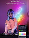 LPDISPLAY RGBIC Neon Strisica LED 3m Sincronizzazione di musica, Striscia Lumino