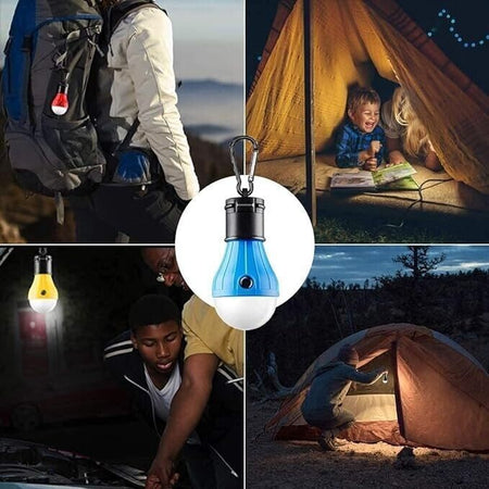 Lampada LED da Campeggio, 4 Pezzi Tenda LED Luce, Lanterna da Campeggio, Lampada