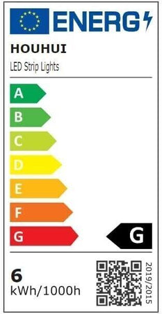 LPDISPLAY RGBIC Neon Strisica LED 3m Sincronizzazione di musica, Striscia Lumino