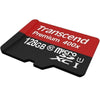 Transcend TS128GUSDU1 Scheda di Memoria MicroSDXC da 128 GB con Adattatore