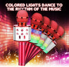 Microfono Karaoke Bluetooth, Microfono bambini, Microfoni Wireless LED Flash