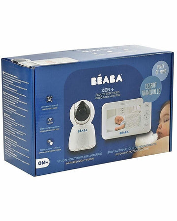 BEABA Video Baby Monitor ZEN+ - Video Camera Auto Rotante ad Alte Prestazioni