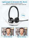 New bee Cuffie con Microfono, Cuffie con Filo PC, Cuffie Stereo da 3.5 mm Tipo C