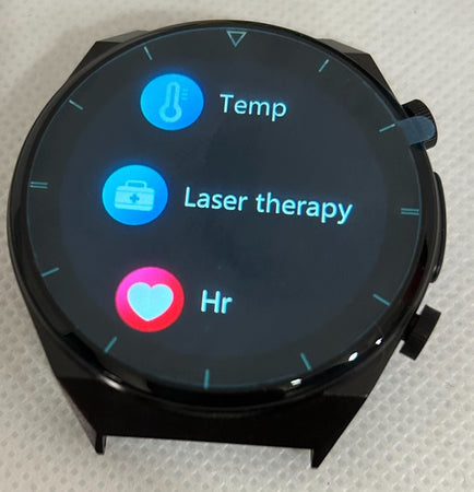 Smartwatch 650nm trattamento Laser Real ECG PPG pressione sanguigna freq. cardia