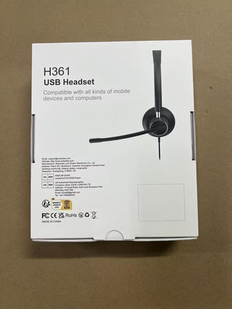 New bee Cuffie con Microfono, Cuffie con Filo PC, Cuffie Stereo da 3.5 mm Tipo C