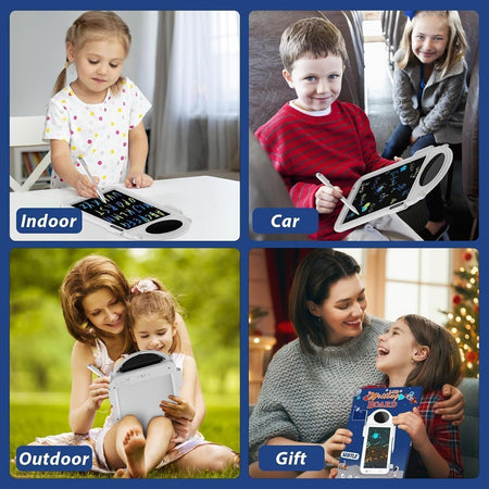 Tavoletta LCD per Scrittura Bambini, Lavagna per Scarabocchio Cancellabile da 8