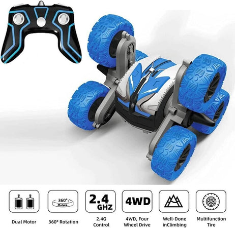 ALLCACA Acrobazie a Sei Ruote RC Car4WD Acrobazie anfibie 2.4G Telecomando
