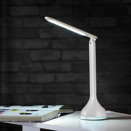 Lampada da tavolo led con batteria ricaricabile e base RGB