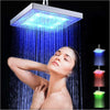 Soffione doccia Led, quadrato cambia colore sensore di temperatura della doccia