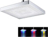 Soffione doccia Led, quadrato cambia colore sensore di temperatura della doccia