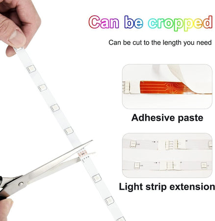 Strisce LED FUPT, (5 m) Strisce luminose intelligenti con telecomando