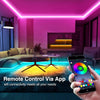 Strisce LED FUPT, (5 m) Strisce luminose intelligenti con telecomando