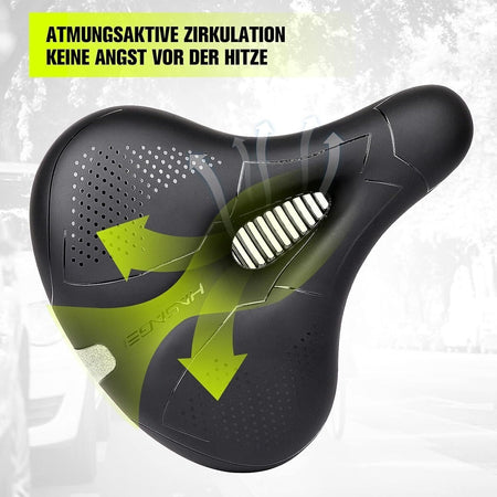 Sella per bicicletta HASAGEI Sella in gel comoda per bicicletta larga ergonomica