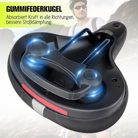 Sella per bicicletta HASAGEI Sella in gel comoda per bicicletta larga ergonomica