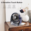 Ventilatore da tavolo USB con vento forte regolabile a 3 velocità