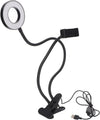 Selfie Ring Light con Supporto Cellulare per Live Streaming Vlog Fotografia Foto