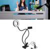 Selfie Ring Light con Supporto Cellulare per Live Streaming Vlog Fotografia Foto