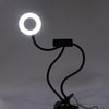 Selfie Ring Light con Supporto Cellulare per Live Streaming Vlog Fotografia Foto