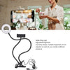 Selfie Ring Light con Supporto Cellulare per Live Streaming Vlog Fotografia Foto