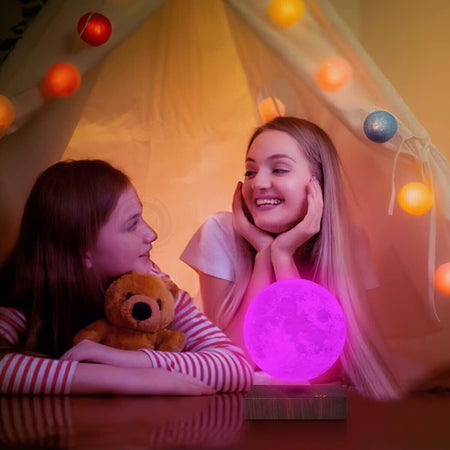 VGAzer 3D Stampa lampade a levitazione magnetica a luce lunare per la casa, deco