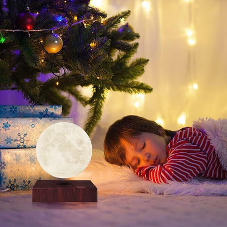 VGAzer 3D Stampa lampade a levitazione magnetica a luce lunare per la casa, deco