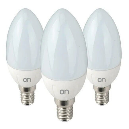 Set da 6 lampadine LED, oliva, opaco, luce fredda, 5W=430LM (equiv 35 W), 270°