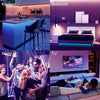 COOLAPA Striscia LED 6M, RGB Led Light Strip con 40 Tasti Telecomando IR, Musica