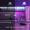 COOLAPA Striscia LED 6M, RGB Led Light Strip con 40 Tasti Telecomando IR, Musica
