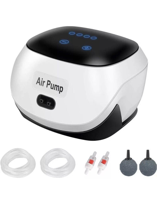Pompa ad Aria per Acquario Simple deluxe con doppia Uscita del Flusso d'Aria