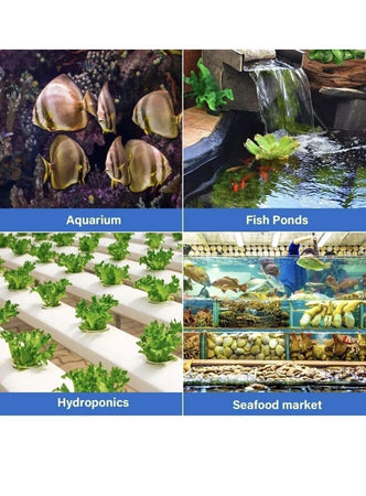Pompa ad Aria per Acquario Simple deluxe con doppia Uscita del Flusso d'Aria