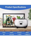Pompa ad Aria per Acquario Simple deluxe con doppia Uscita del Flusso d'Aria