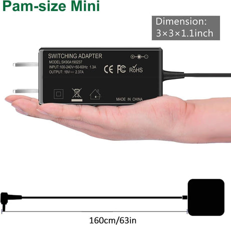 Alimentatore Caricatore adattatore 19 V 2,37 A 45 W per notebook Asus