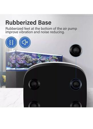 Pompa ad Aria per Acquario Simple deluxe con doppia Uscita del Flusso d'Aria