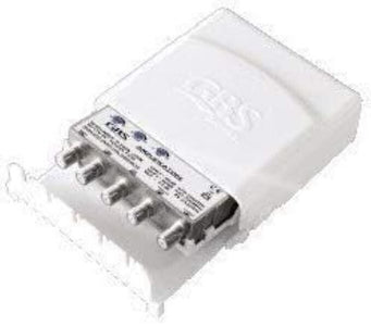 G.B.S. NSR4/VU2-2OUT -LTE amplificatore di segnale TV 4 transistor 3 ingressi 2