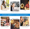 Anello luminoso a LED, Anello luminoso per selfie da tavolo da 6,3 pollici