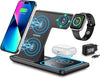Caricabatterie wireless, stazione di ricarica wireless 3 in 1, magnetico veloce