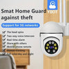 Telecamera di sorveglianza 1080P HD WIFI a 360°, Telecamera con sensore di