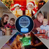 Luce notturna 3D Yoda Star Wars per bambini 3 modelli e telecomando a 16 colori