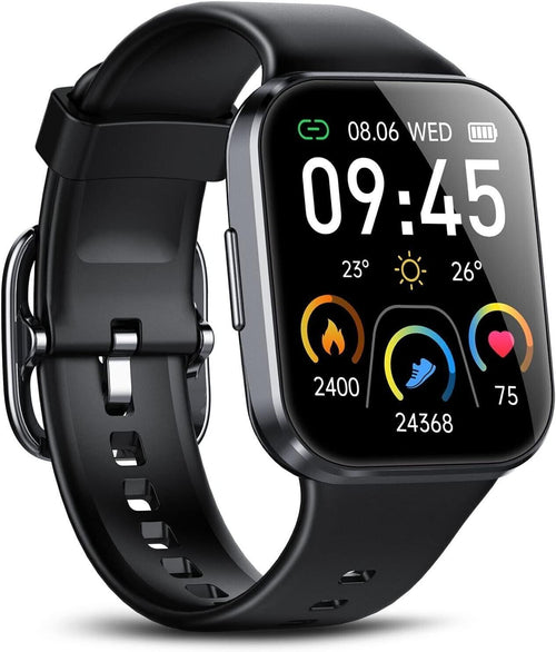Aptkdoe Smartwatch Uomo Donna 43 mm Schermo HD Fitness Tracker Orologio
