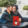 Orsacchiotto rosso con rose, regalo per donne, mamma, ragazze, regalo