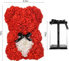 Orsacchiotto rosso con rose, regalo per donne, mamma, ragazze, regalo