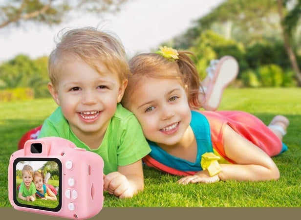 Fotocamera Digitale per Bambini, Fotocamera Giocattolo per Bambini con Schermo