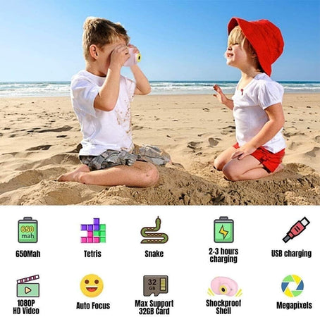 Macchina Fotografica per Bambini 1080P Portatile Videocamera Mini