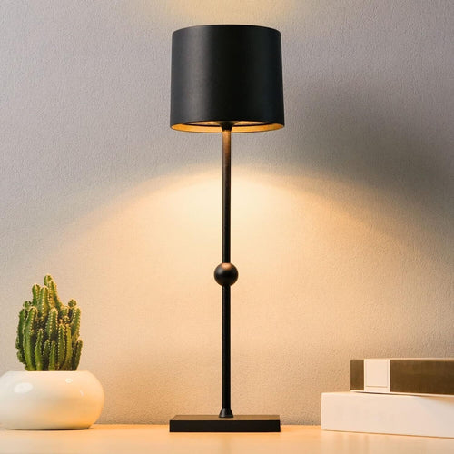 Lampada da tavolo a LED, batteria ricaricabile da 5200 mAh, 3 colori dimmerabile